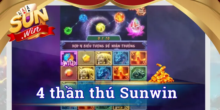 4 thần thú Sunwin - Top game nổ hũ kiếm tiền khủng nhất 2026