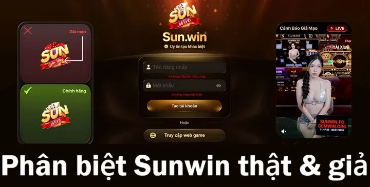 Phân biệt Sunwin thật giả cực đơn giản cho tân thủ