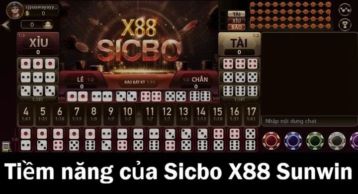 Tiềm năng kiếm tiền tỷ từ Sicbo X88 Sunwin