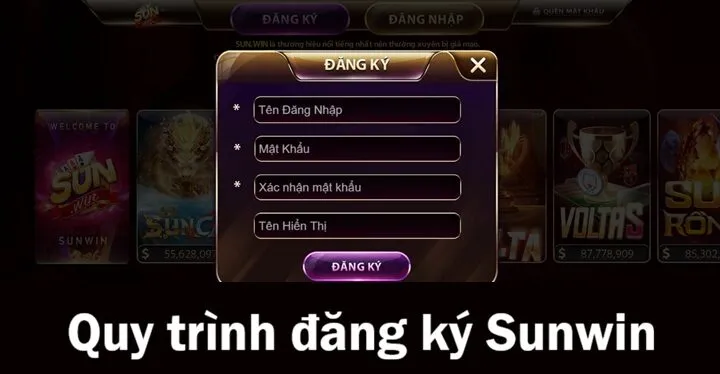 Đăng ký Sunwin bắt đầu hành trình chơi game đổi thưởng