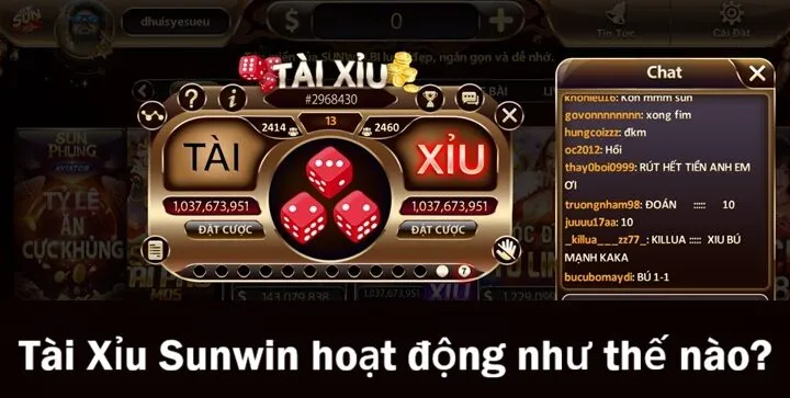 Tài Xỉu Sunwin hoạt động như thế nào? 