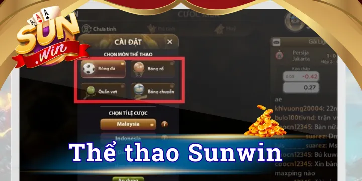 Thể thao Sunwin - Bắt kèo thả ga nhận thưởng cực đã 2026