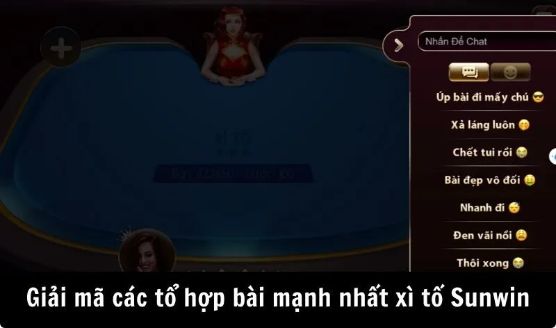 Giải mã các tổ hợp bài mạnh nhất xì tố Sunwin