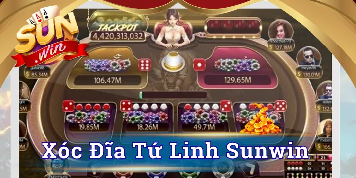 Xóc Đĩa Tứ Linh Sunwin - Thử vận may đón ngay tài lộc